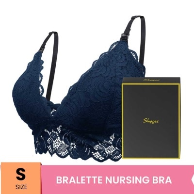 SHAPEE Lacey Nursing Bralette S Midnight Blue