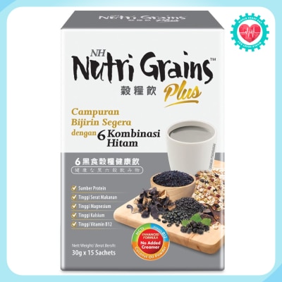 NH NUTRI GRAINS Nutri Grains Plus With 6 Black 30gx15s