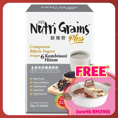 NH NUTRI GRAINS Nutri Grains Plus With 6 Black 30gx15s