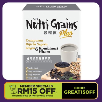 NH NUTRI GRAINS Nutri Grains Plus With 6 Black 30gx15s