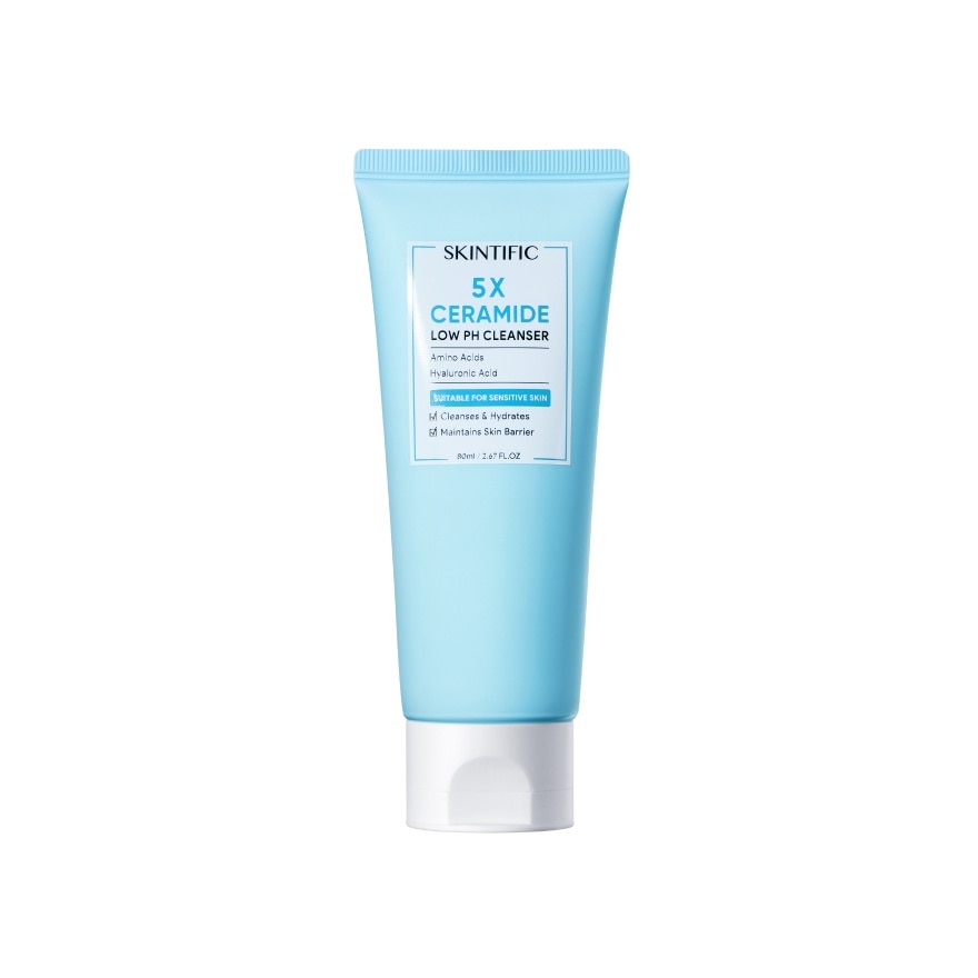 5X Ceramide Low pH Cleanser 80ml