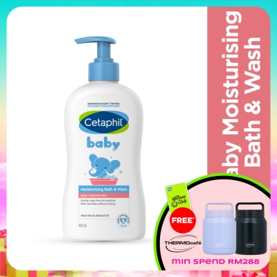 CETAPHIL - Baby Moisturising Bath & Wash 400ml