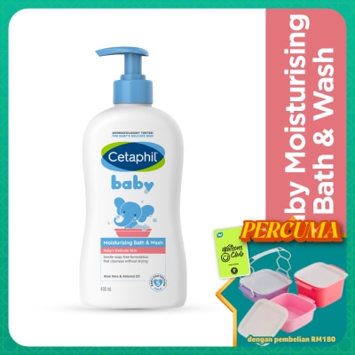 CETAPHIL - Baby Moisturising Bath & Wash 400ml