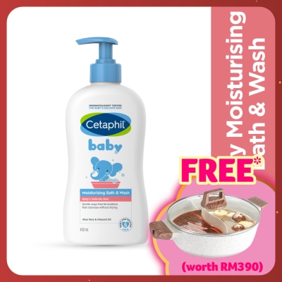 CETAPHIL Baby Moisturising Bath & Wash 400ml