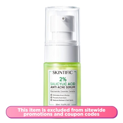 SKINTIFIC 2% Salicylic Acid Anti Acne Serum 20ml