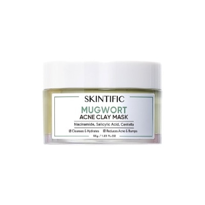 SKINTIFIC Mugwort Anti Pores & Acne Clay Mask 55g