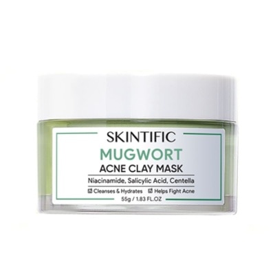 SKINTIFIC Mugwort Anti Pores & Acne Clay Mask 55g