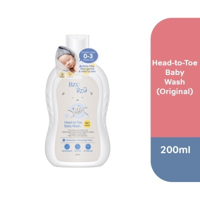 BZU BZU Head-To-Toe Baby Wash 200ml