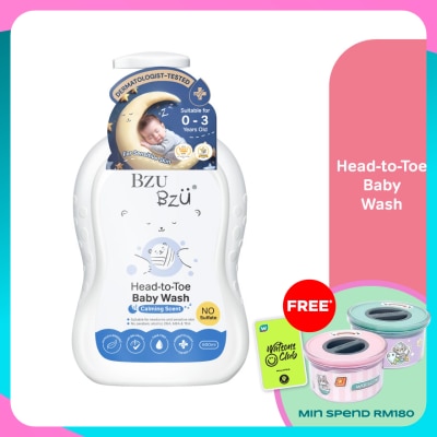 BZU BZU Head-To-Toe Baby Wash 600ml
