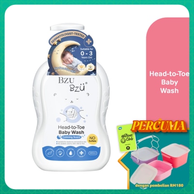 BZU BZU - Head-To-Toe Baby Wash 600ml
