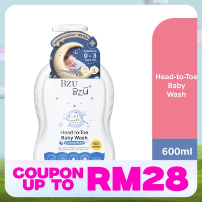 BZU BZU Head-To-Toe Baby Wash 600ml