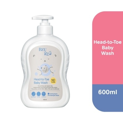 BZU BZU Head-To-Toe Baby Wash 600ml