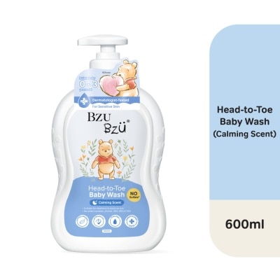 BZU BZU - Head-To-Toe Baby Wash 600ml