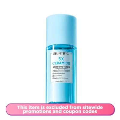 SKINTIFIC 5X Ceramide Soothing Toner 80ml