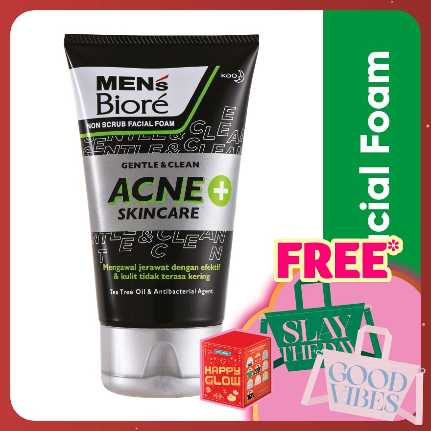 Men'S Facial Foam Acne Skincare 100g Face Wash