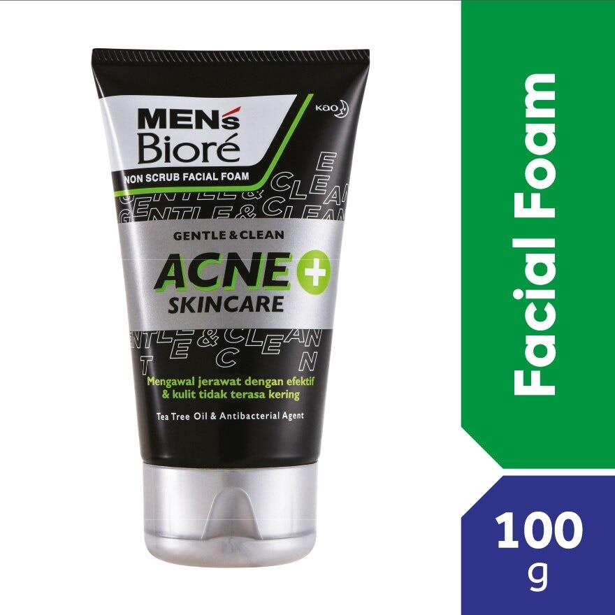 Men'S  Facial Foam Acne Skincare 100g Face Wash