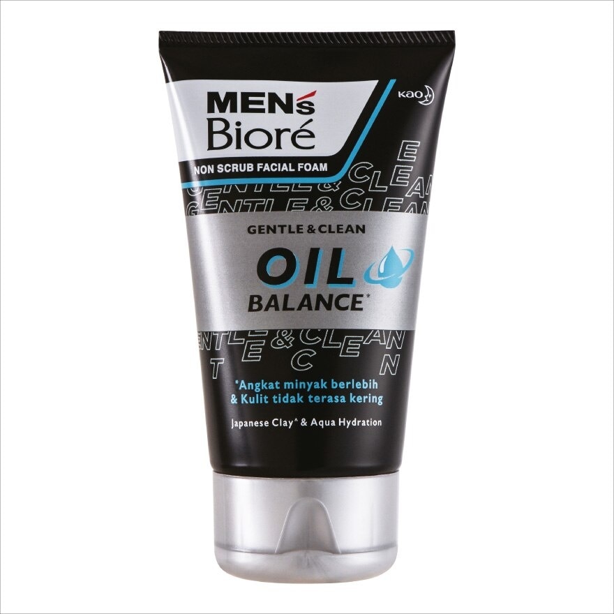 Men'S  Facial Foam Oil Balance 100g Face Wash