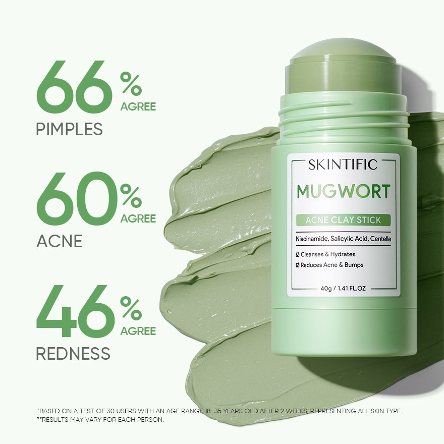 Mugwort Anti Pores & Acne Clay Stick 40g