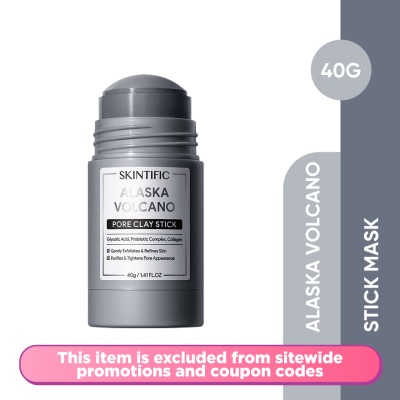 SKINTIFIC Alaska Volcano Pore Clay Stick 40g