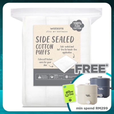 WATSONS Side Sealed Cotton Puffs 189s