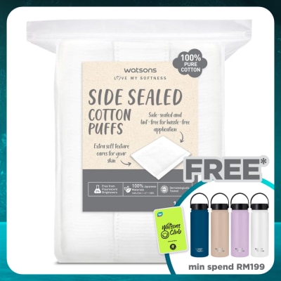 WATSONS Side Sealed Cotton Puffs 189s