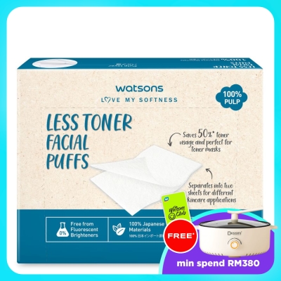 WATSONS - Less Toner Facial Puffs 48s image