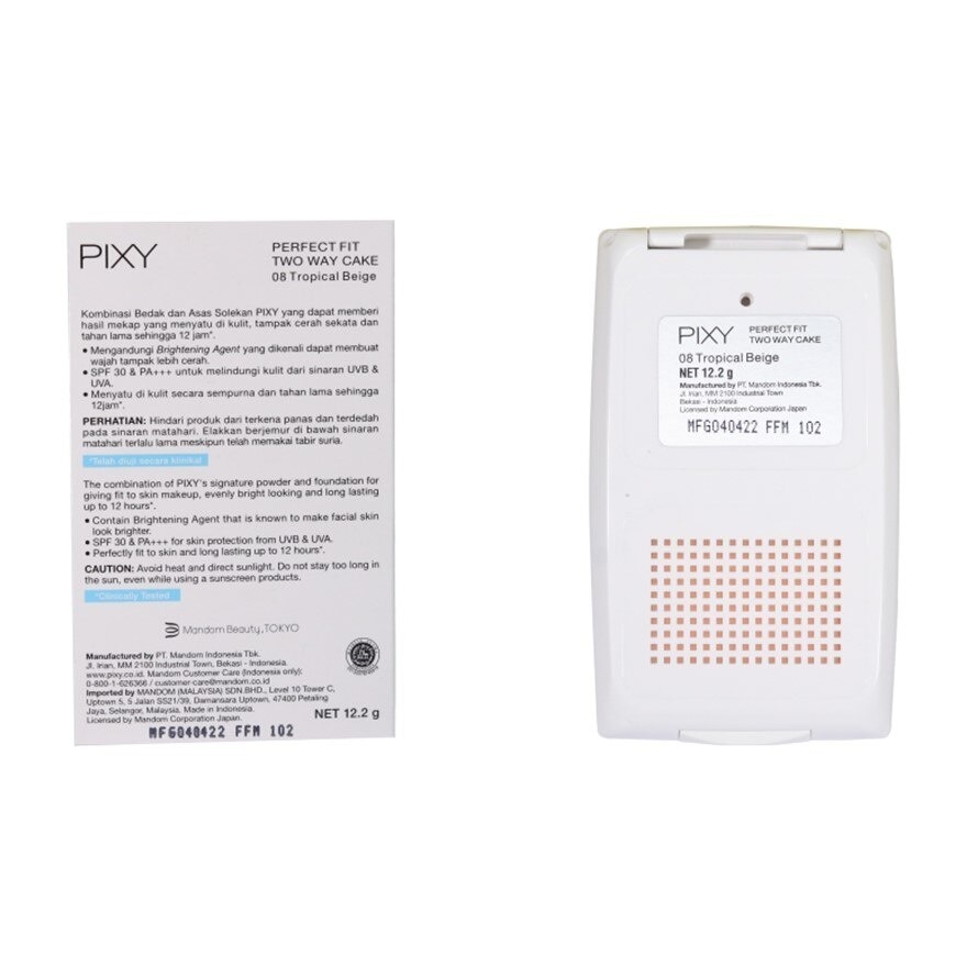 Pixy Uv Whitening Two Way Cake Tropical Beige