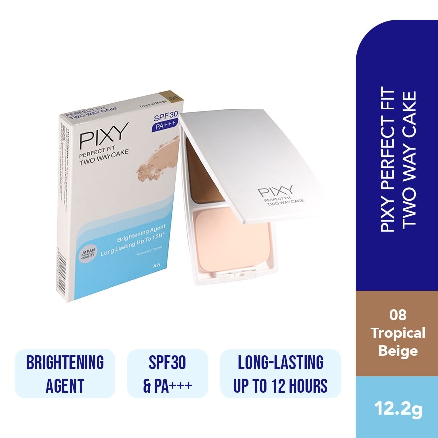 Pixy Uv Whitening Two Way Cake Tropical Beige
