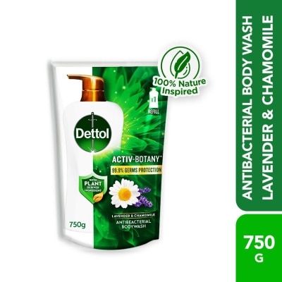 DETTOL Body Wash Refill Activ-Botany Lavender & Chamomile 750g