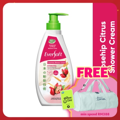 EVERSOFT Rosehip Shower Cream 650G