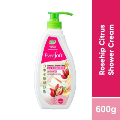 EVERSOFT - Rosehip Shower Cream 650G