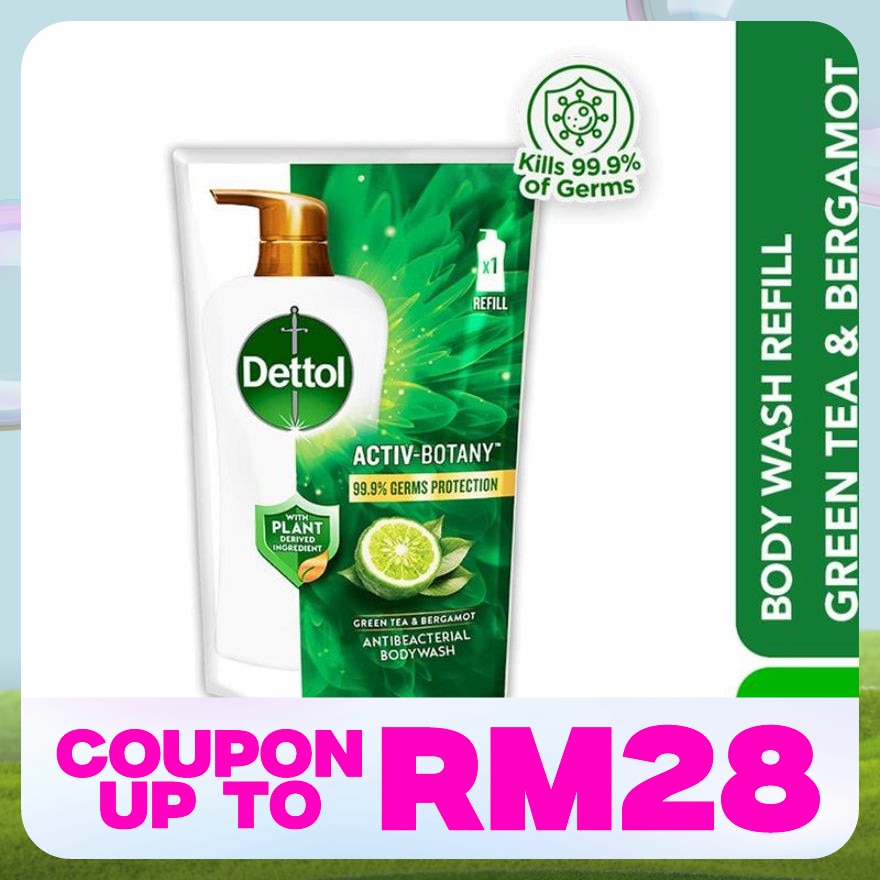 Body Wash Refill Activ-Botany Green Tea & Bergamot 720ml