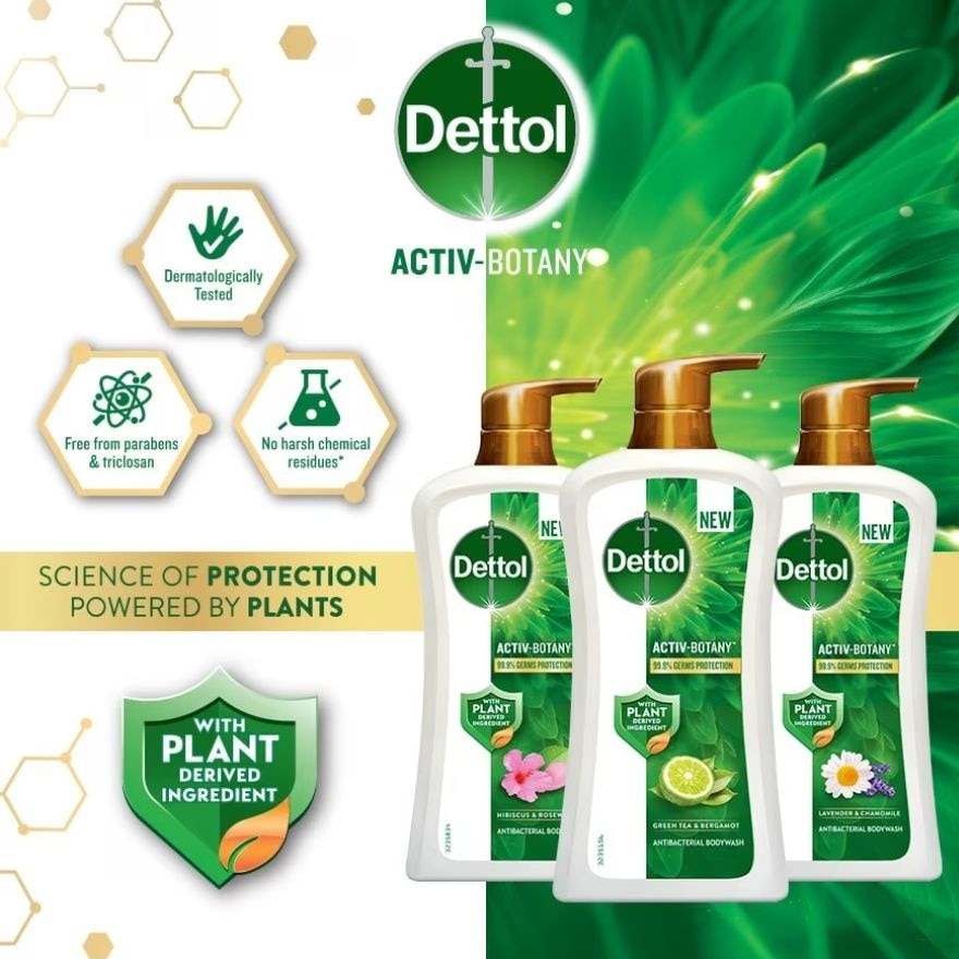 Body Wash Refill Activ-Botany Green Tea & Bergamot 720ml