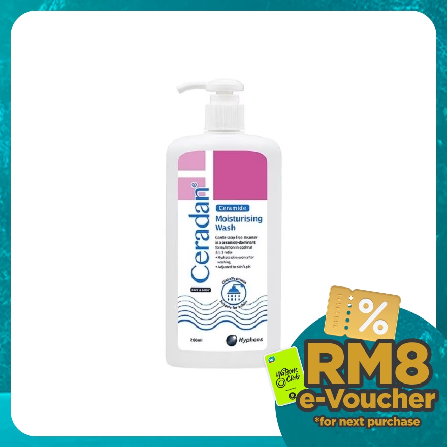 Moisturizing Wash For Face & Body 280ml