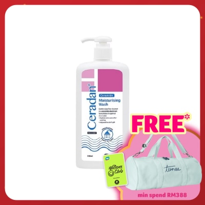 CERADAN Moisturizing Wash For Face & Body 280ml
