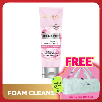 L'OREAL PARIS SKIN CARE Glycolic Bright Glowing Daily Cleanser Foam 100ml