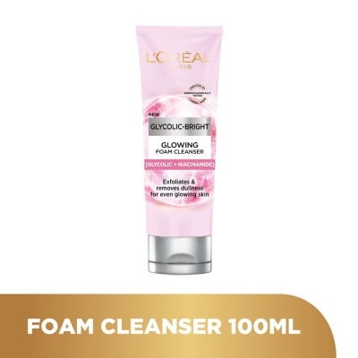 L'OREAL PARIS SKIN CARE Glycolic Bright Glowing Daily Cleanser Foam 100ml