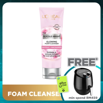 L'OREAL PARIS SKIN CARE Glycolic Bright Glowing Daily Cleanser Foam 100ml