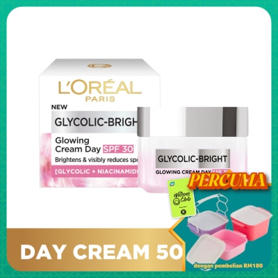 L'OREAL PARIS SKIN CARE - Glycolic Bright Glowing Day Cream SPF30 50ml