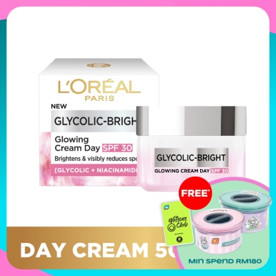 L'OREAL PARIS SKIN CARE Glycolic Bright Glowing Day Cream SPF30 50ml