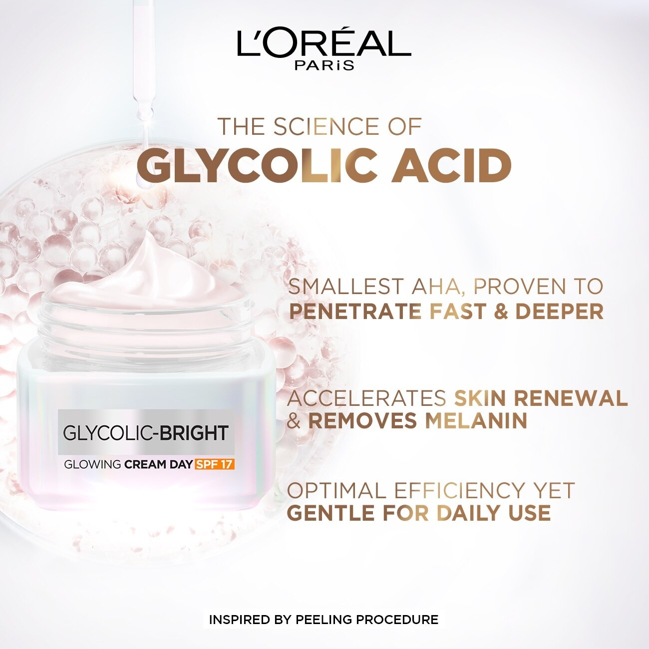 Glycolic Bright Glowing Day Cream SPF17 50ml