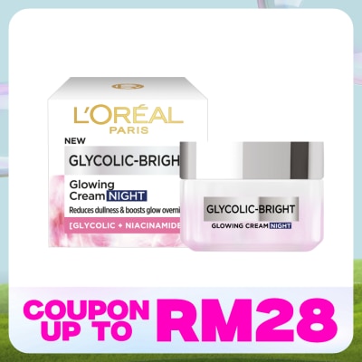 L'OREAL PARIS SKIN CARE Glycolic Bright Glowing Night Cream 50ml