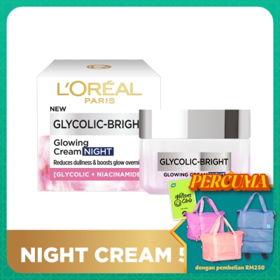 L'OREAL PARIS SKIN CARE - Glycolic Bright Glowing Night Cream 50ml
