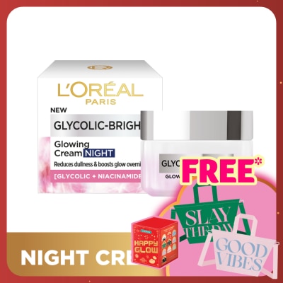 L'OREAL PARIS SKIN CARE Glycolic Bright Glowing Night Cream 50ml
