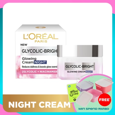 L'OREAL PARIS SKIN CARE Glycolic Bright Glowing Night Cream 50ml