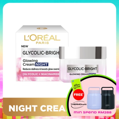 L'OREAL PARIS SKIN CARE - Glycolic Bright Glowing Night Cream 50ml