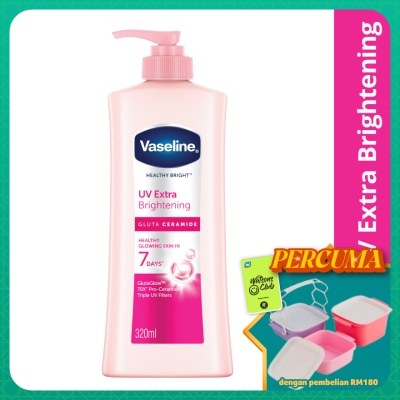 VASELINE - Healthy Bright Lotion UV Extra Brightening 320ml
