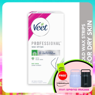 VEET - Wax Strip Leg & Body Dry Skin 20s