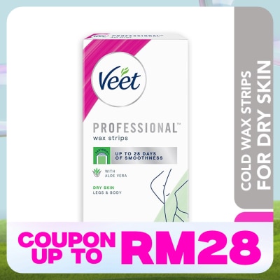 VEET Wax Strip Leg & Body Dry Skin 20s