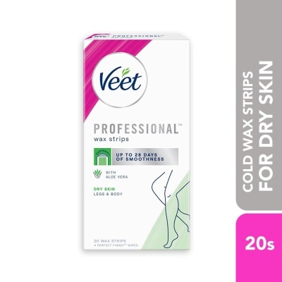 VEET Wax Strip Leg & Body Dry Skin 20s